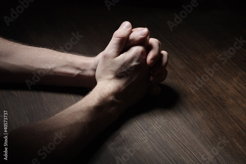 Photo: Image of praying hands Image of praying hands