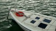 Fishing boat in the sea in Greece Fishing boat in the sea in Greece
