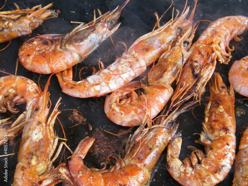 Foto: gambones a la plancha gambones a la plancha