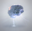Brainstorming and creativity concept illustration