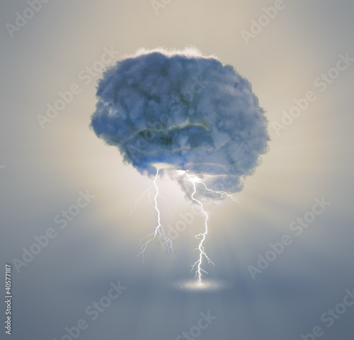 Illustration: Brainstorming and creativity concept illustration Brainstorming and creativity concept illustration