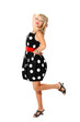 Young beautiful woman on the white background Young beautiful woman on the white background