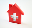Domestic healthcare symbol