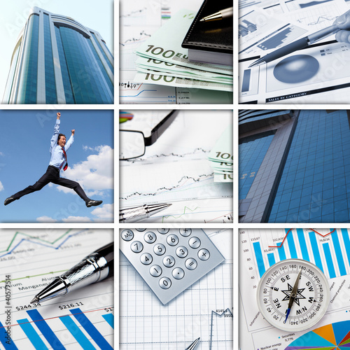 Illustration: Financial and business charts and graphs Financial and business charts and graphs