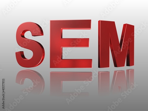 Illustration: 3D Wort SEM 3D Wort SEM
