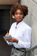 Photo: pretty African American executive pretty African American executive