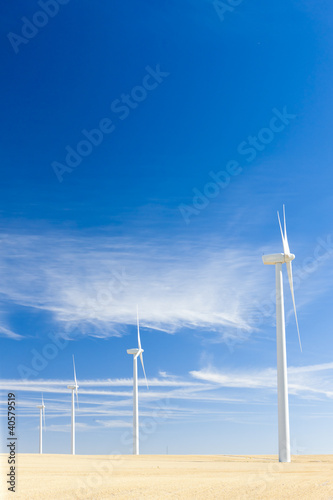 Photo: wind turbines, Castile and Leon, Spain wind turbines, Castile and Leon, Spain