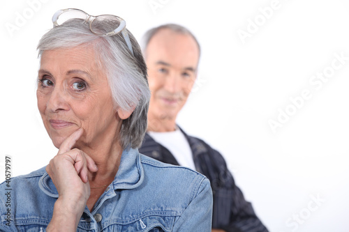 Photo: Funny middle-aged couple Funny middle-aged couple