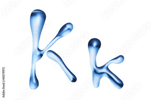 Illustration: 液体の文字 液体の文字