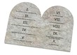 3d render of ten commandments