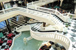Restaurant's interior with staircases at the luxury hotel, Tener