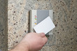 hand with the card access