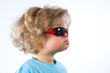 little funny girl with sunglasses little funny girl with sunglasses