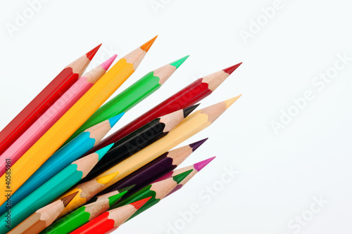 Photo: Viele bunte Farbstifte Viele bunte Farbstifte
