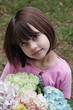 Photo: Girl with bouquet Girl with bouquet