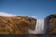 Waterfall with a rainbow, Iceland