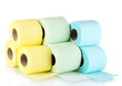 rolls of toilet paper isolated on white rolls of toilet paper isolated on white