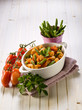 pasta with green beans and fresh tomatoes pasta with green beans and fresh tomatoes