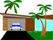 retro california ranch style home