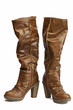 Foto: Brown leather boots Brown leather boots