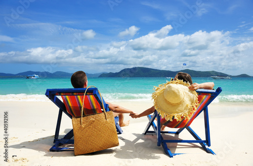 Photo: Couple on a beach Couple on a beach