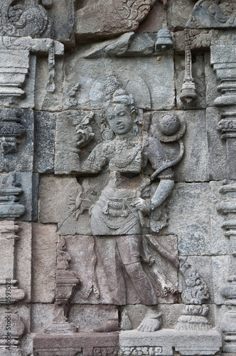 Photo: Carved stone at Borobudur Carved stone at Borobudur