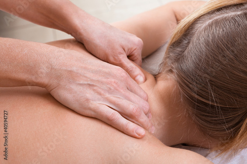 Foto: neck massage neck massage