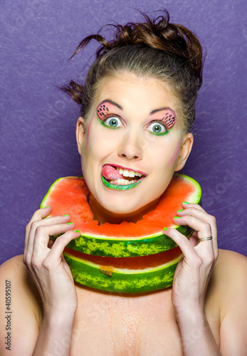 Photo: watermelon girl watermelon girl