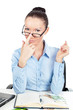 Business woman in office