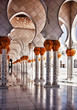 Foto: Mosque hallway Mosque hallway
