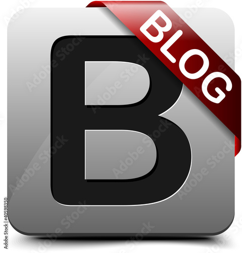 Vector: Blog Button Blog Button