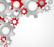 Background with gears Background with gears