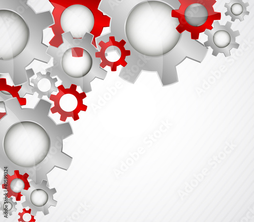 Vector: Background with gears Background with gears