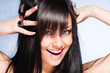 Healthy and shiny hair
