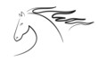 stylized horse's head