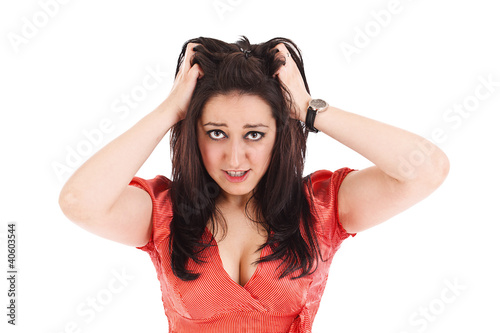 Photo: Upset young woman Upset young woman