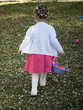 Toddler on Easter Egg Hunt