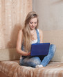 Girl with laptop Girl with laptop