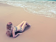 Woman on the beach