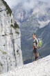 Little boy in the mountain