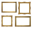 Old antique frame - set of four photos Old antique frame - set of four photos