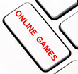Online games button on keyboard