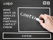 website wireframe