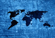 world map vintage