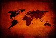 world map vintage