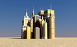 Golden City Rising Out The Desert