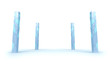 Illustration: futuristic pillars futuristic pillars