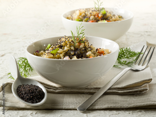 Photo: risotto with poppy seed and carrots,healthy food risotto with poppy seed and carrots,healthy food