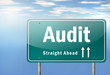 Highway Signpost "Audit"