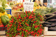 Outdoor vegetable market